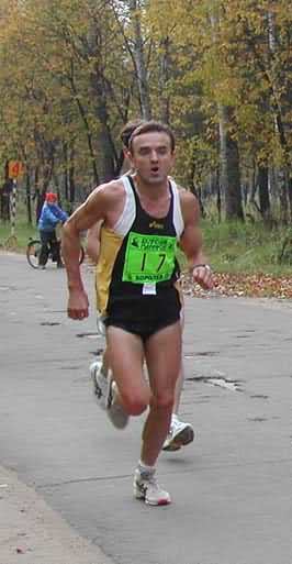 Анатолий Арчаков на XXVII Космическом марафоне 28.09.2003